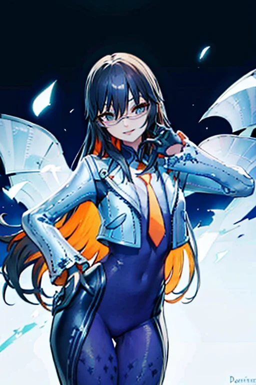 countess Daraku, long hair, glasses, gloves, pants, smile,
BREAK looking at viewer,
BREAK outdoors,
BREAK (masterpiece:1.2), best quality, high resolution, unity 8k wallpaper, (illustration:0.8), (beautiful detailed eyes:1.6), extremely detailed face, perfect lighting, extremely detailed CG, (perfect hands, perfect anatomy),forest