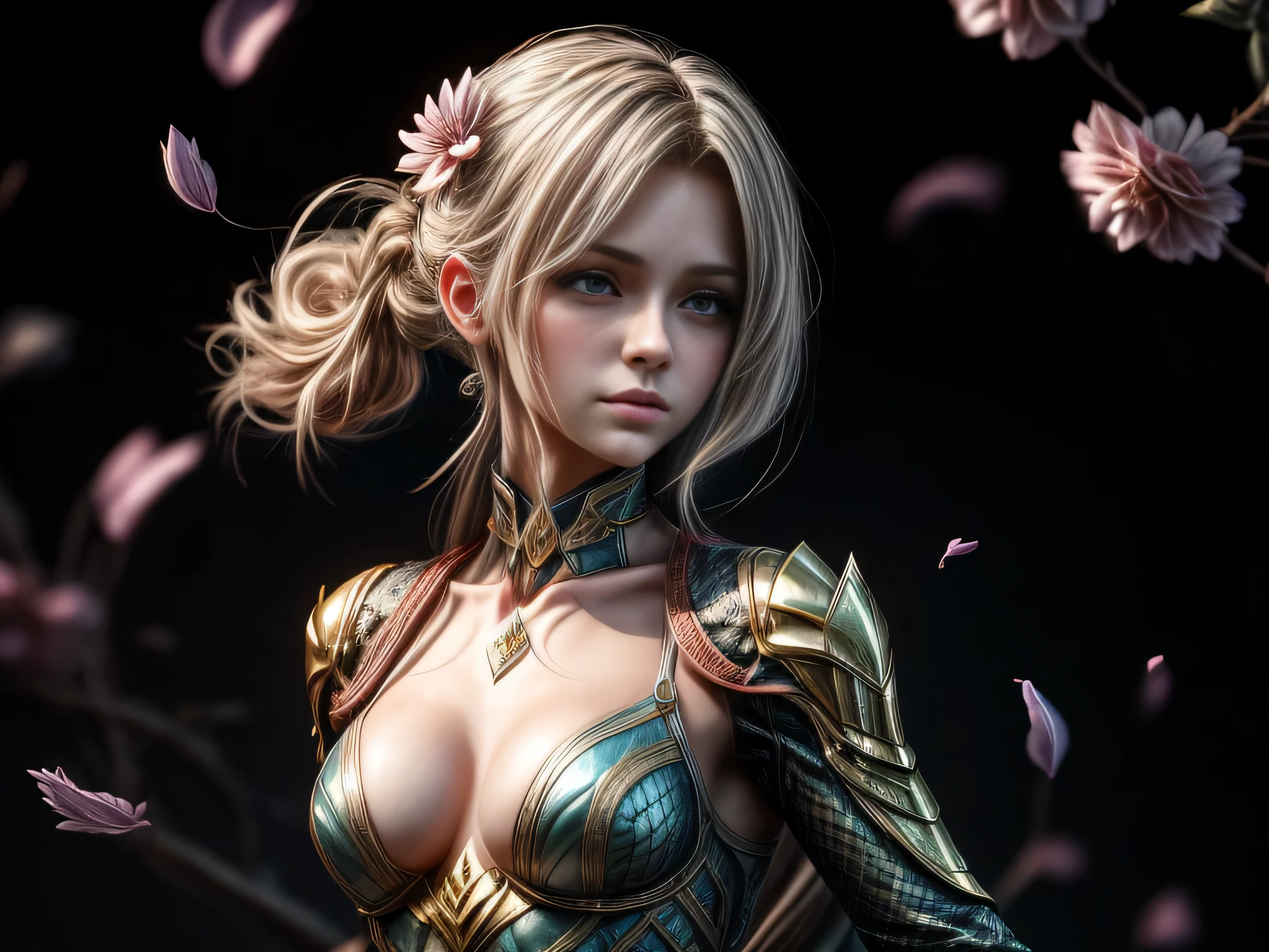 (Best Quality, 8K, Masterpiece, HDR, Soft Lighting, Picture Perfect, Realistic, Bright), White Snake Girl (1.0), Naga Girl (1.0), Snake Girl, Snake Girl with White Hair and Sexy Open Scaled snakecoloredbodysuit, Beautiful Fantasy Anime, Very beautiful and cute snake girl, pink flower petals rain, background blur, anime fantasy, Gouves style work, realistic: 1.37, top view, lying in pink flowers, horizontal view, (ultra high quality fantasy art), masterpiece, female model, ultra high quality design female characters, Detailed 8k anime art, realistic anime art, highest quality wallpaper illustrations, complex ultra high quality accurate female characters faces, high quality design and accurate physics (super high quality fantasy art, dark fantasy style), masterpieces, super high quality characters, anime resolution - 8K, realistic anime art, wallpapers with the highest quality illustrations, ultra-high facial detail, high-quality design and accurate physics), color, depth of field, shadows, ray tracing, high production quality. -high-quality computer wallpapers and 8K resolution, (Accurate simulation of the interaction of light and materials)], [High-quality hair detail [More about beautiful and shiny white hair]], (Beautifully detailed hands [perfect fingers [Perfect nails]]], (perfect anatomy (perfect proportions) ))) [[Full-length]], [Perfect combination of colors (Accurate imitation of the interaction of light and material)], [art that conveys the meaning of the story]