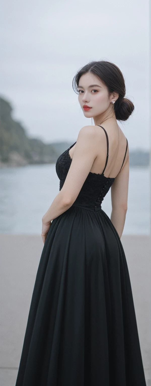 score_9, score_8_up, score_7_up, BREAK,
masterpiece, best resolution, highly detailed photo of a woman, wearing a black lace dress, 8k, raw photo, model photo shoot, big ass, perfect body, 1 person.