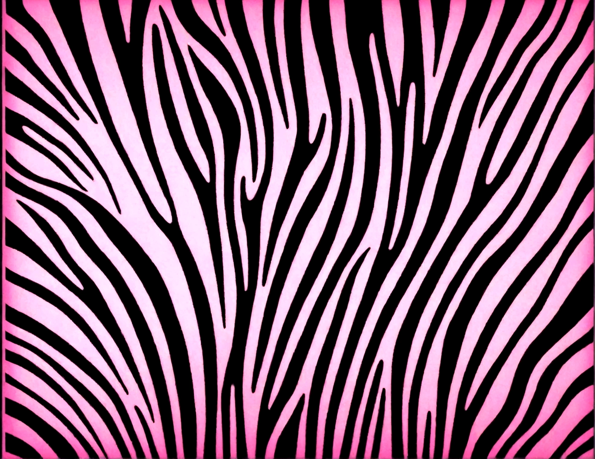 a gaudy pink and black zebra striped backround