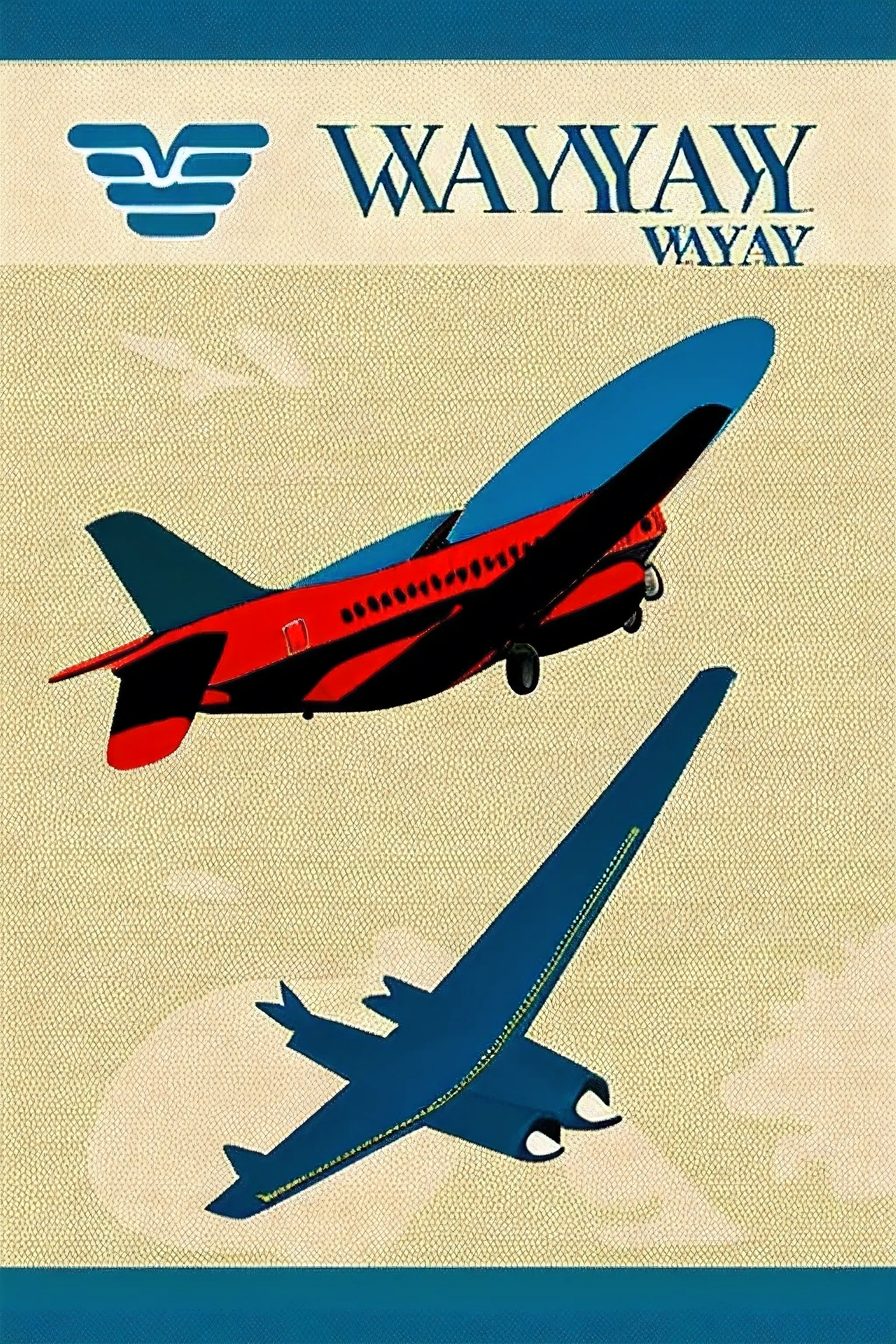 Wayne Airways logo for airline