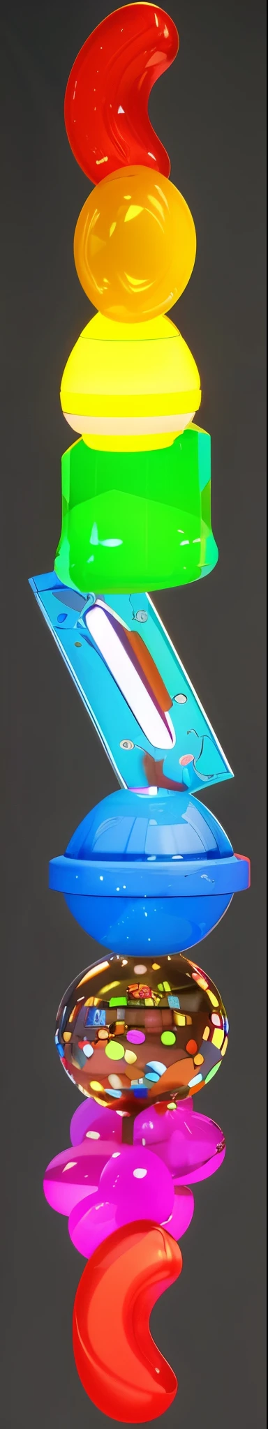 glossy texture, smooth 3d model, multiple light sources, rim light, sharp post effects render, (glossy plastic texture with multiple big light probe refractions), perfect cgi, smooth silhouette, high intensity refraction, (super glossy material), most beautiful vfx, blue background, plastic refractions, realistic, 4k, high resolution, rim light, photo shoot, commercial photo, profile shot, 4k, rim light, high resolution, 4k, glossy texture, smooth 3d model, multiple light sources, rim light, sharp post effects render, (glossy metallic texture with multiple big light probe refractions), perfect cgi, cgi art created only with gradients, smooth silhouette, high intensity refraction, (super glossy chrome material), most beautiful vfx, blue background, chrome metal refractions, multiple light sources, rim light, sharp post effects render, perfect cgi, digital art, detailed digital art, reflective, best quality, 4k, masterpiece:1.2, ultra-detailed, realistic, vivid colors, dark and moody lighting, The image of the highest quality, ensuring every detail showcased perfectly. It in 4k resolution, allowing viewers to immerse themselves in the richness of the colors and intricate details. The realistic rendering. under the spotlight, reflecting, high-resolution image, realistic rendering, dark background, and rim light photorealistic