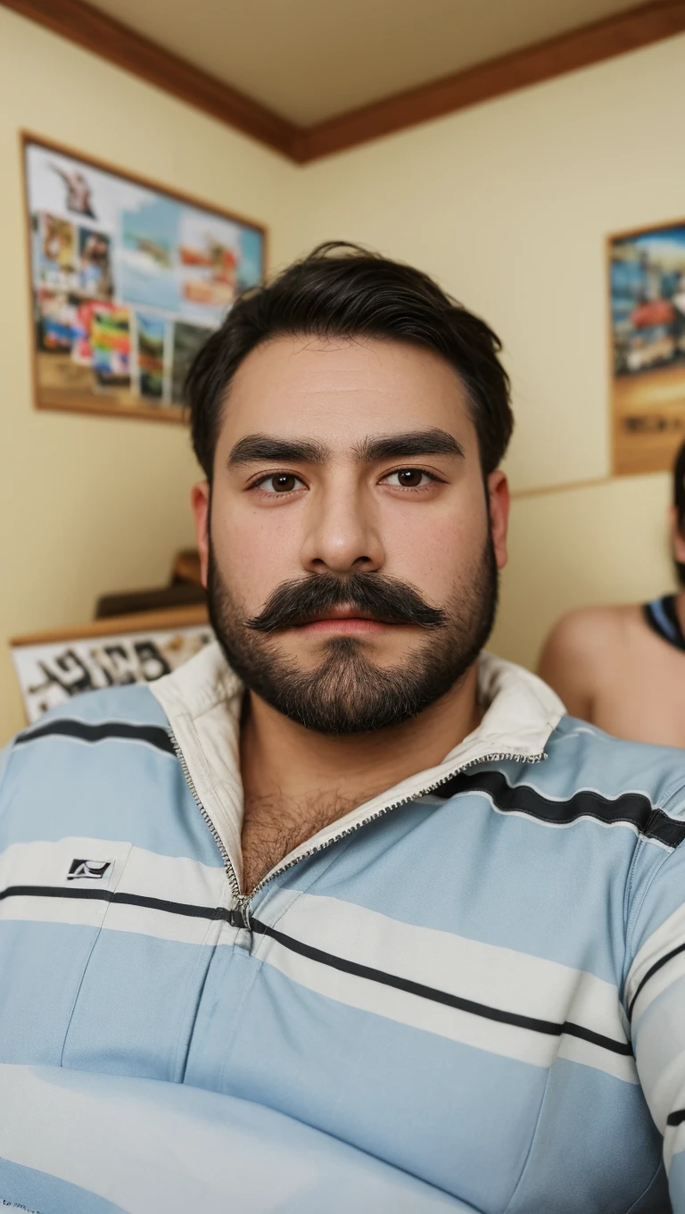 (Hombre, musculoso, gordo, oso, gran pene, dildo, suck, follado por asiatico, Sharp focus, obra maestra, 8k, obra de arte intrincada, hiper detallado, Alto detalle, con barba, peludo, cum, ahegao face, scared)