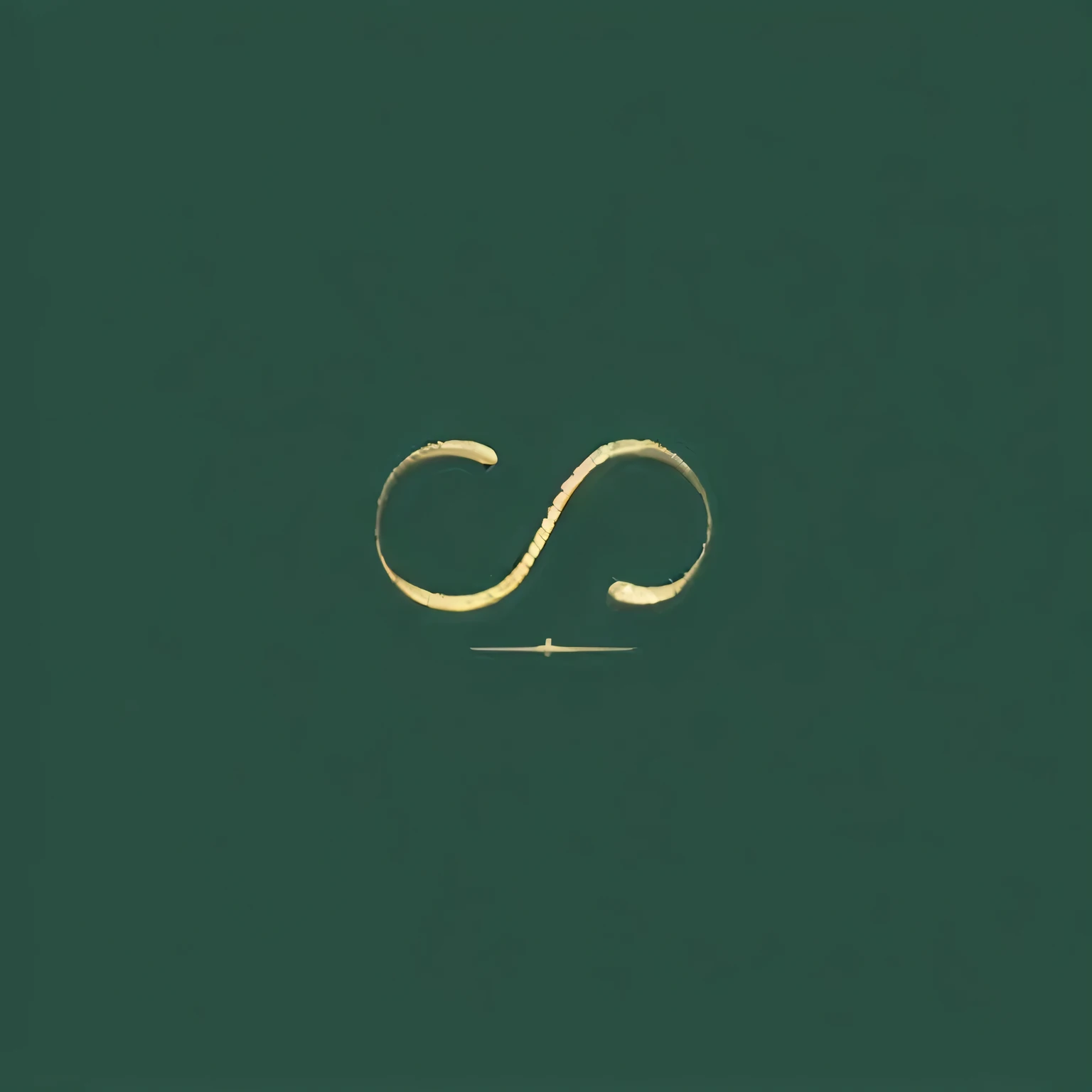 do not modify the image. just adjust the "S" lying down, with the small pedestal, to be solid gold pieces, very clearly.