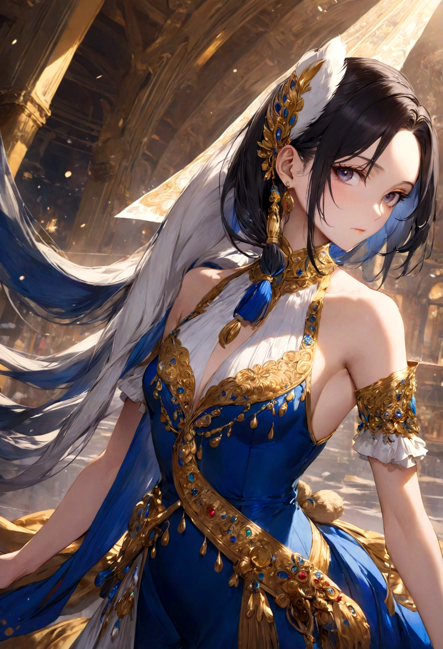(8k, highest quality, masterpiece: 1.4), Super detailed, highest quality, ONE PIECE, Boa Hancock