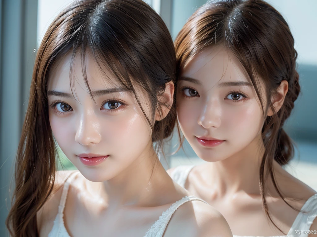 A detailed, high-quality Stable Diffusion prompt for the given topic would be:
two girls, roromiya, ririchiyo, ascot, (best quality,4k,8k,highres,masterpiece:1.2),ultra-detailed,(realistic,photorealistic,photo-realistic:1.37),extremely detailed eyes and face,longeyelashes,beautiful detailed eyes,beautiful detailed lips,beautiful dress,intricate details,cinematic lighting,vibrant colors,dramatic lighting,fantasy,digital art