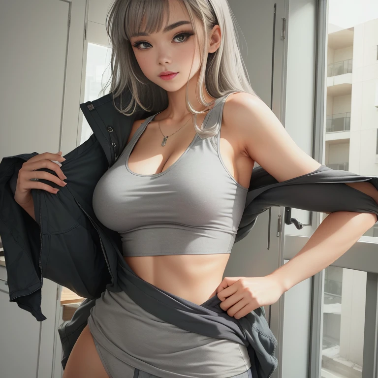 Grey tank top