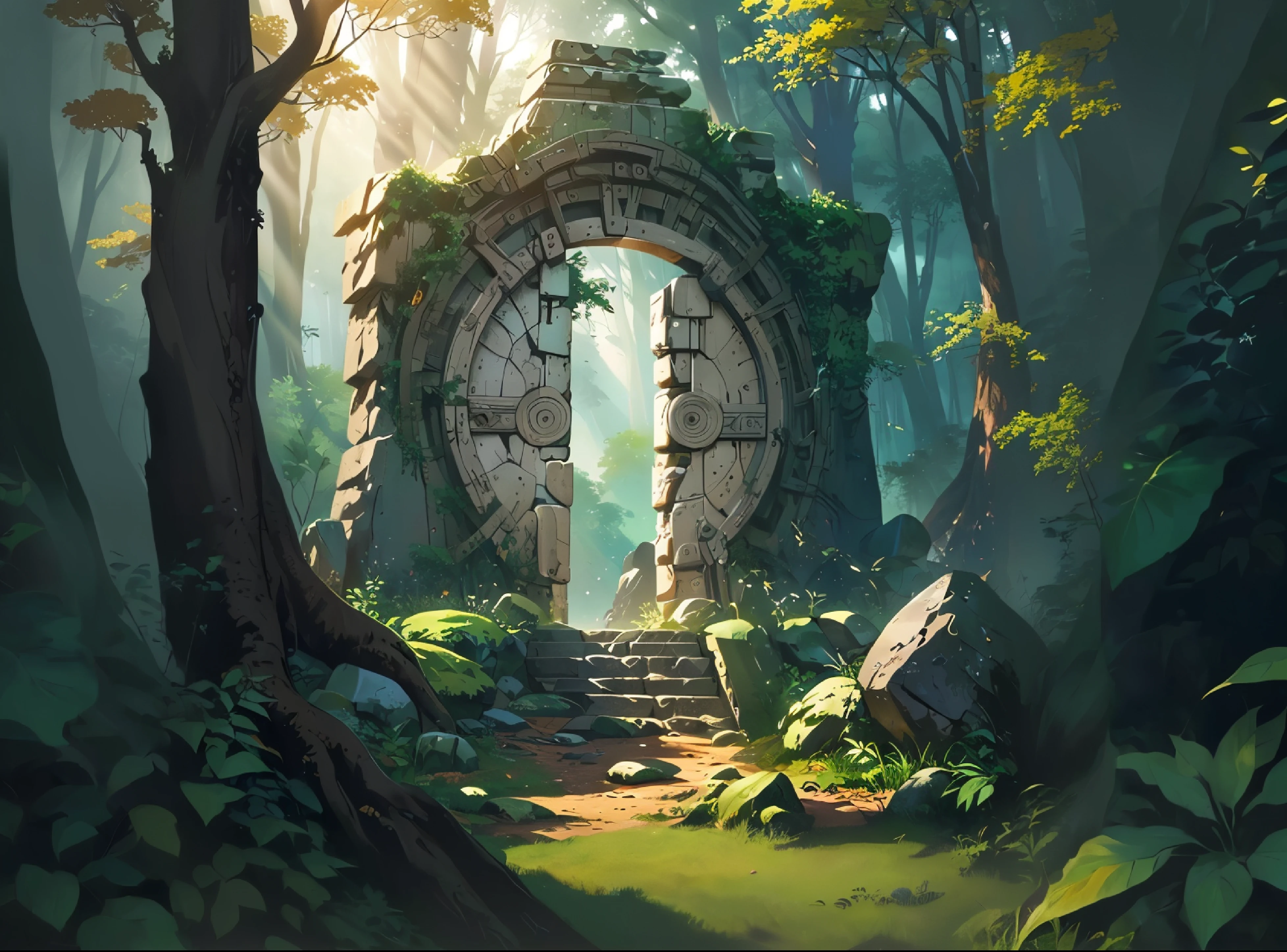 expand the forest, add bushes and foilage
