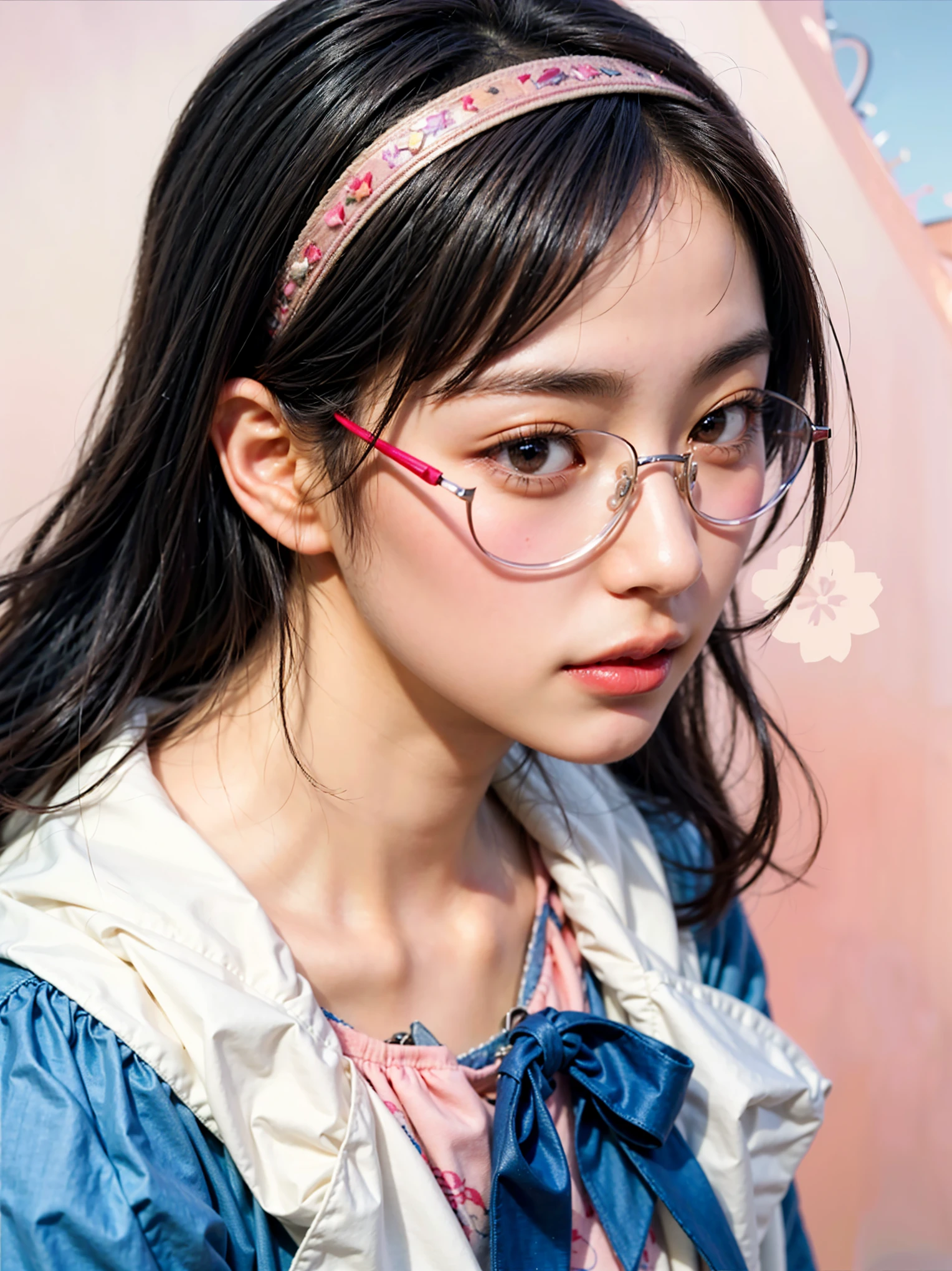 japanese extremely cute girl, skinny body, flat chest, gray bob cut, sel-frame glasses, extremely ultra detailed face, extremely ultra real skin, extremely ultra detailed eyes, (masterpiece, best quality:1.2), octane rendering, (8k, uhd, ultra high res), extremely ultra detailed real texture, professional lighting, (realistic:1.3), (RAW photo:1.2), (photorealistic:1.5)