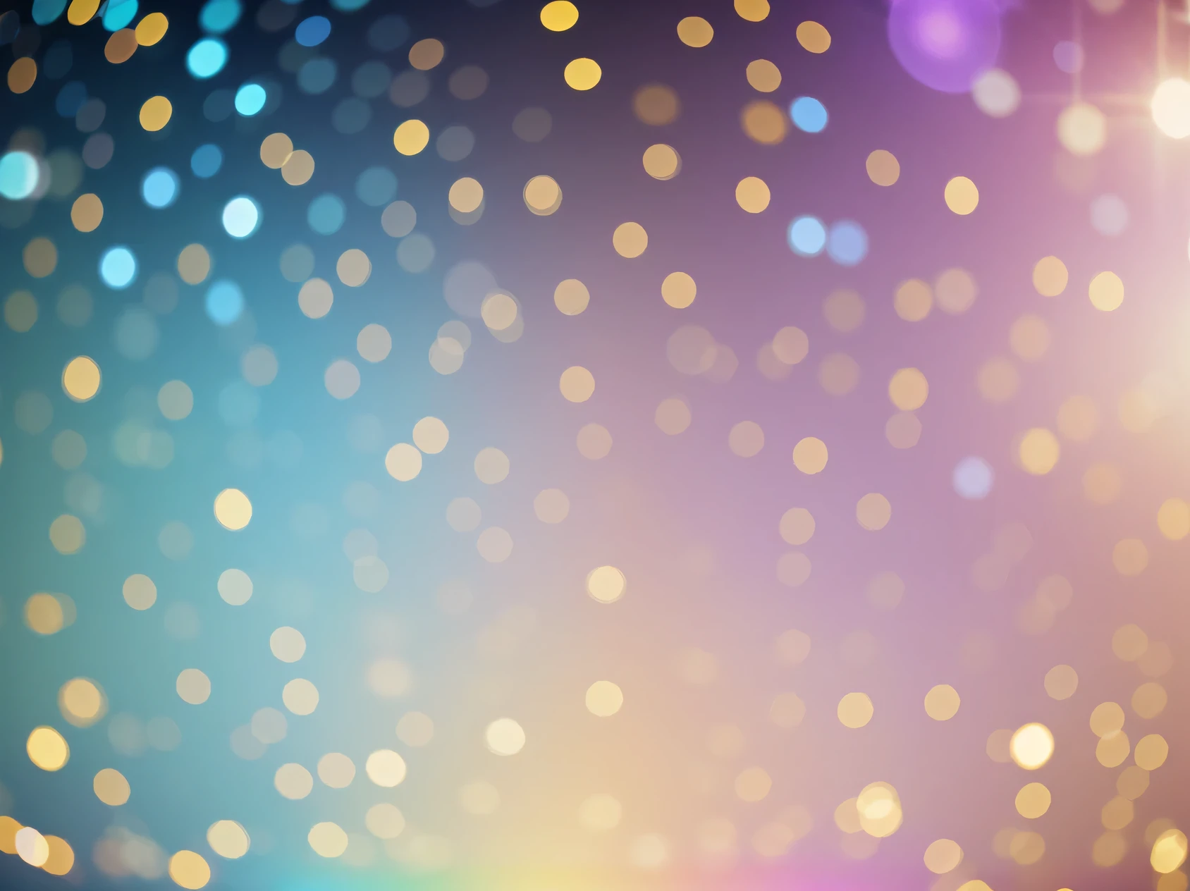 Abstract blur bokeh banner background. Rainbow colors, pastel purple, blue, gold yellow, white silver, pale pink bokeh background