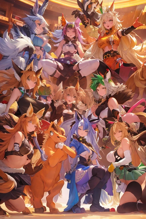 animal illustrations,mixed species,different kinds of animals,various species,diverse animals,digimon evolution,Ultimate Evolution,perfect body,ultimate body,horse,There is personification,digimon evolution,Ultimate Evolution,perfect body,ultimate body,UFO,There is a horse,There is personification animation comprehensive,Multiple animal races,Fully anthropomorphic(human body,Animal ears,Beast tail),Lots of beauties,Many dancers,Lots of beauties