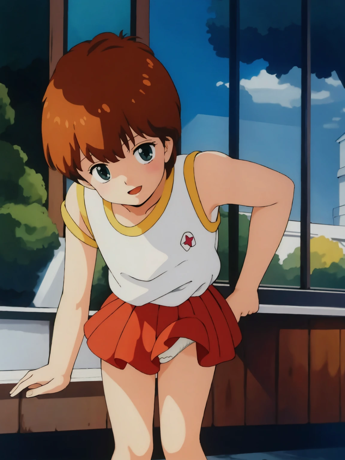 masterpiece, highest quality, alone, One Girl,
 kazuki, White underwear,  shot