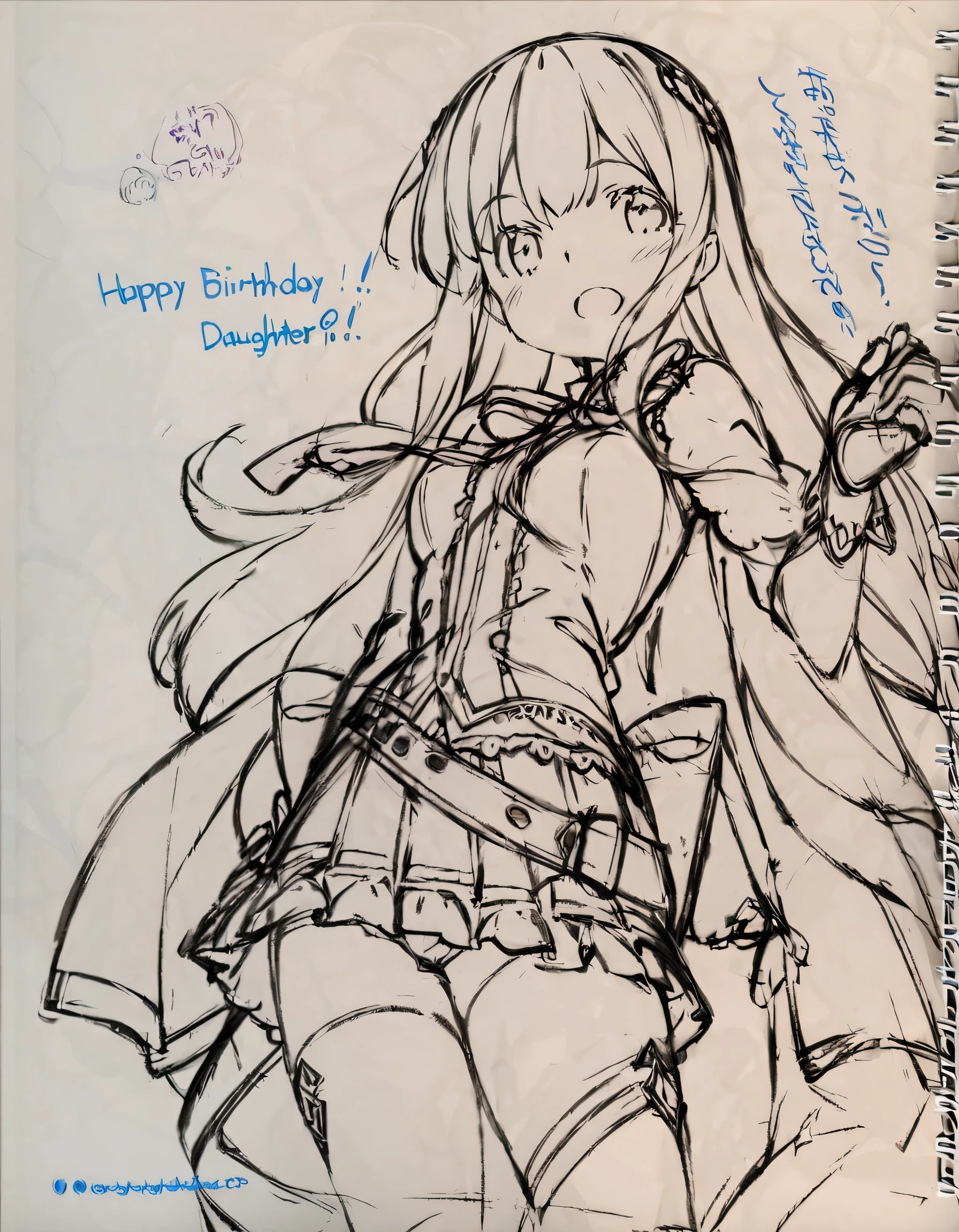 Happy birthday daughter masterpiece  Sketch