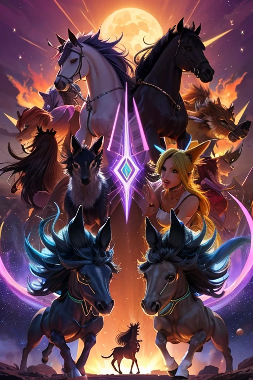 animal illustrations,mixed species,different kinds of animals,various species,diverse animals,digimon evolution,Ultimate Evolution,perfect body,ultimate body,horse,There is personification,digimon evolution,Ultimate Evolution,perfect body,ultimate body,UFO,There is a horse,There is personification animation comprehensive,Multiple animal races,Fully anthropomorphic(human body,Animal ears,Beast tail),Lots of beauties,Many dancers,Lots of beauties