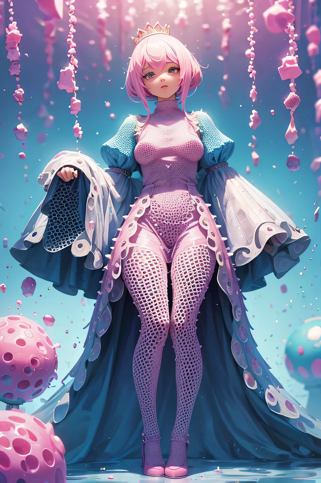 Queen Bubblegum, Bubblegum girl, ((trypophobia)), HD, High quality