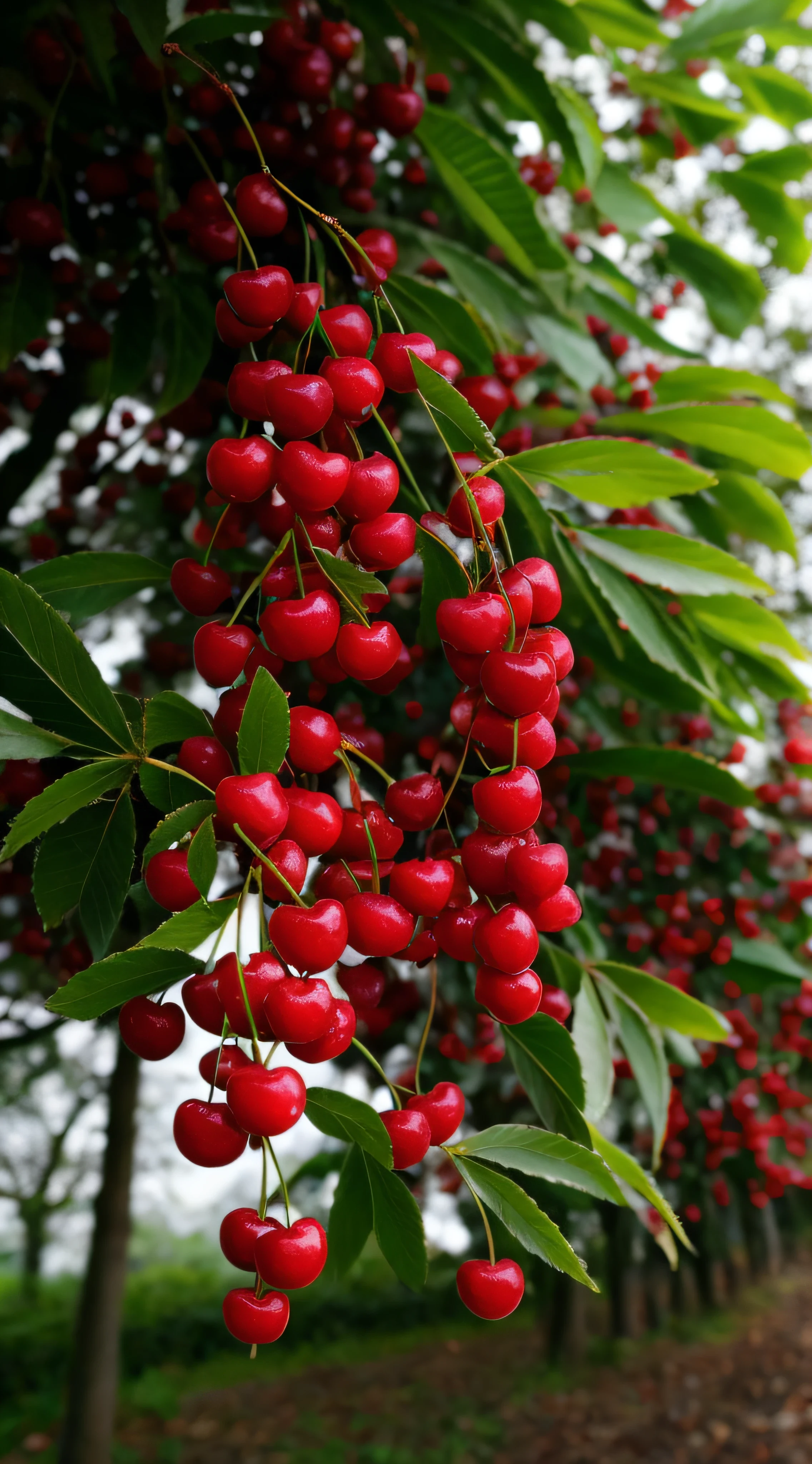 Full Cherry，Heart-shaped cherries