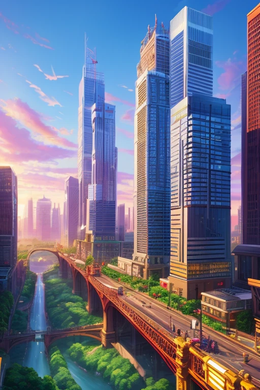 Illustrations used in trpg。Cityscape