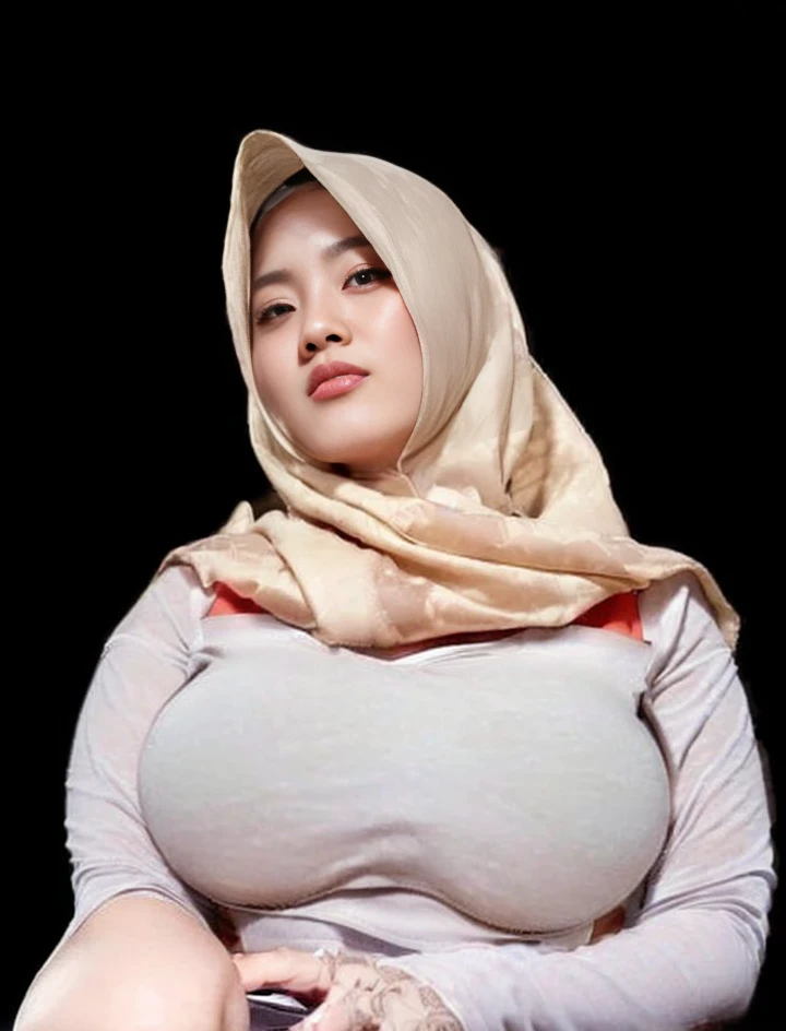 ((SHORT HIJAB)), ((Flat chest:1.7)), (dynamic photograph of a 58 year old Indonesian woman), (slim top, cotton panties), (straight non curly hair), (highly detailed face:1.4), (vascular muscles and abs:1.3), (background inside light, bright, private gym:1.1), (8k, uhd, dslr, high quality, cinematic lighting, bokeh), (dramatic, award winning photography, incredible masterpiece:1.3), (((sexy sultry stare at camera:0.8))), close up, ((she is ready to dominate you:0.5)), ((beautiful feminine face)) (she is a champion MMA fighter), add_detail:1, ((Wearing strapless pastel)) lace green fluorescence , from behind view, seductive pose, straddling , (((background a very dark night)))