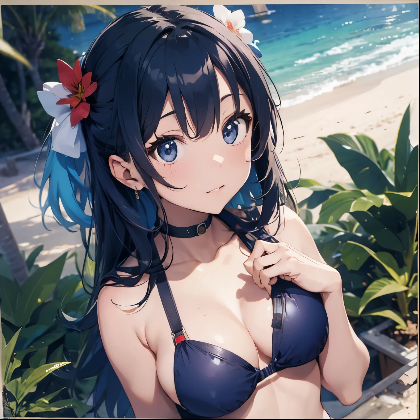 Blue haired girl drawn in high resolution Japanese anime style、whole body、Women in blue bikinis taking photos on a deserted beach, Bikini Model, , A young and cute gravure idol, Posing together in bras, Russian and Japanese mix, sakimichan, Asian woman, Wear a swimsuit, that&#39;that&#39;that&#39;that&#39;that&#39;that&#39;that&#39;that&#39;that&#39;that&#39;that&#39;that&#39;that&#39;that&#39;that&#39;that&#39;that&#39;It&#39;s hot with the shining sun, Japanese Model, Cute Core, sakimichan hdri, Young Gravure Idol, Chubby