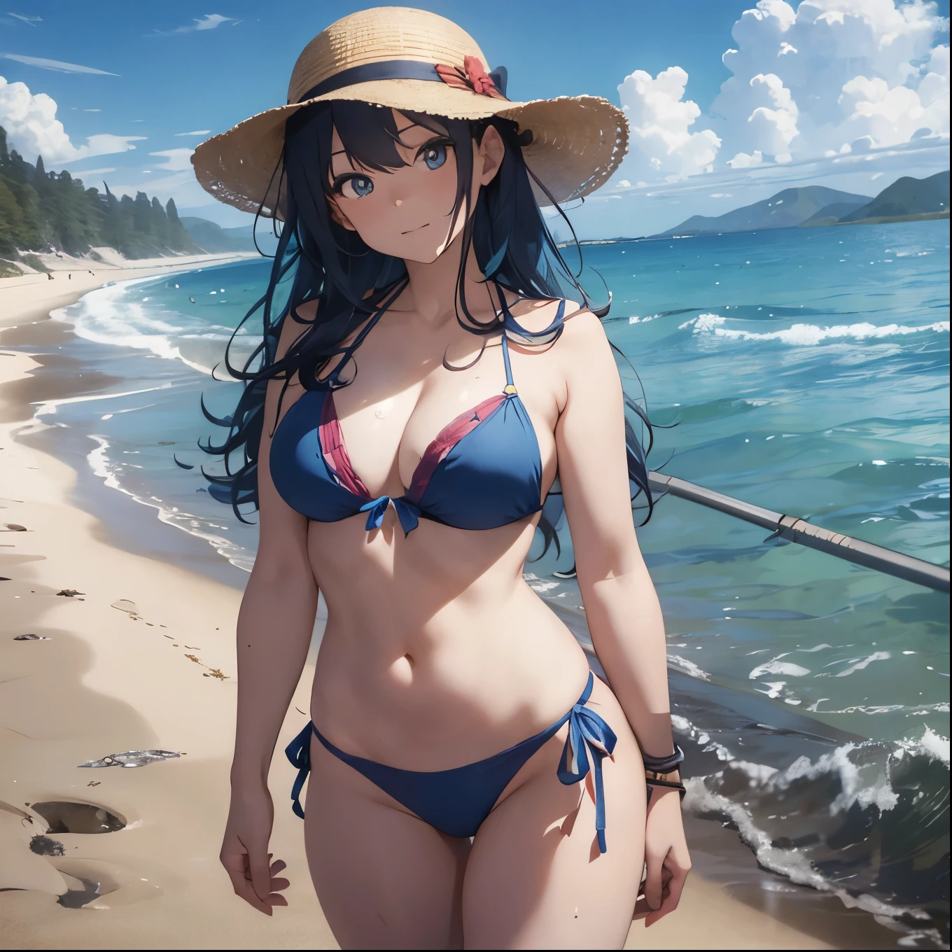 Blue haired girl drawn in high resolution Japanese anime style、whole body、Women in blue bikinis taking photos on a deserted beach, Bikini Model, , A young and cute gravure idol, Posing together in bras, Russian and Japanese mix, sakimichan, Asian woman, Wear a swimsuit, that&#39;that&#39;that&#39;that&#39;that&#39;that&#39;that&#39;that&#39;that&#39;that&#39;that&#39;that&#39;that&#39;that&#39;that&#39;that&#39;that&#39;It&#39;s hot with the shining sun, Japanese Model, Cute Core, sakimichan hdri, Young Gravure Idol, Chubby