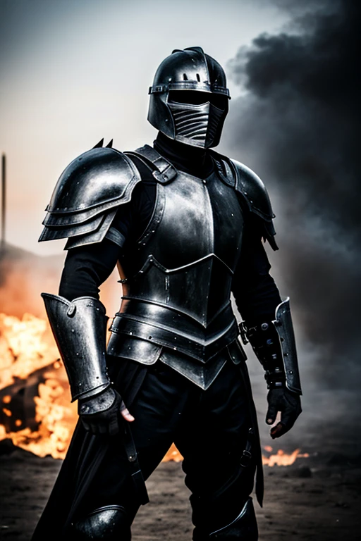 Warrior in Black Armor