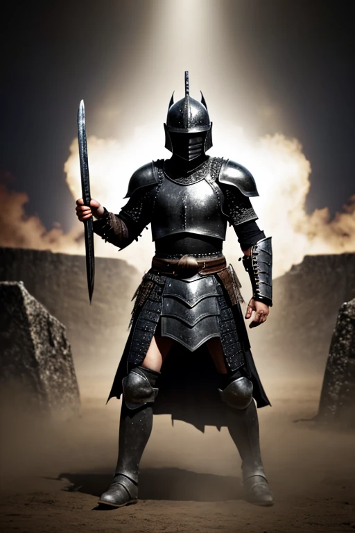 Warrior in Black Armor