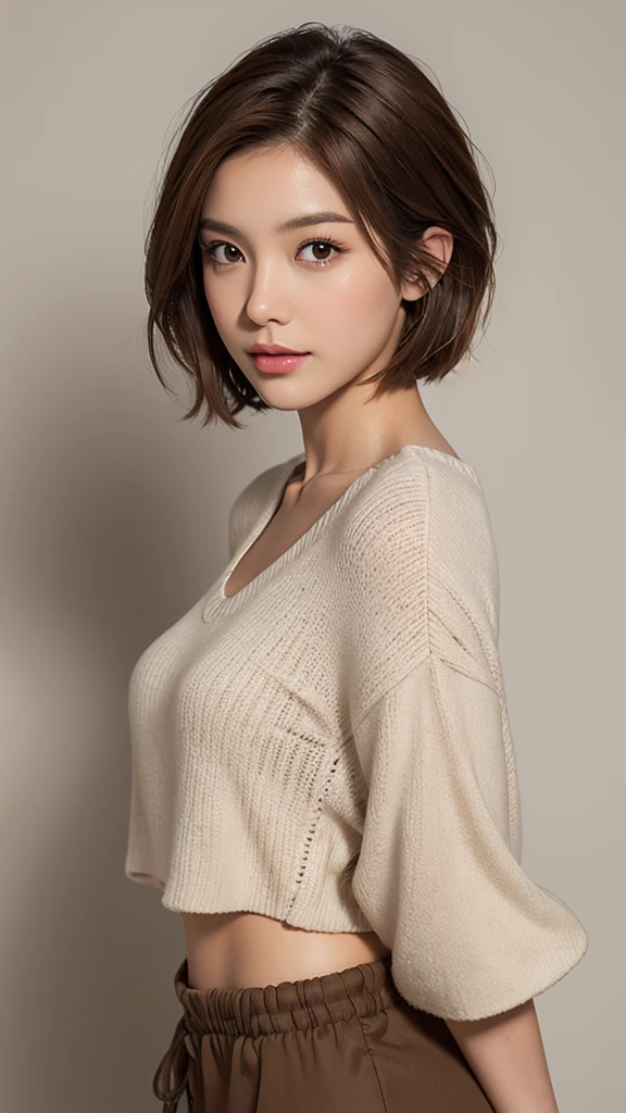 Brown Hair short hair