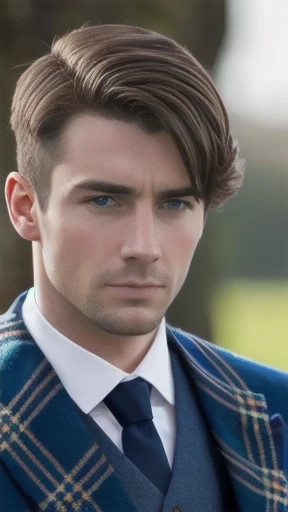 a Scottish heartthrob, focus on the face.