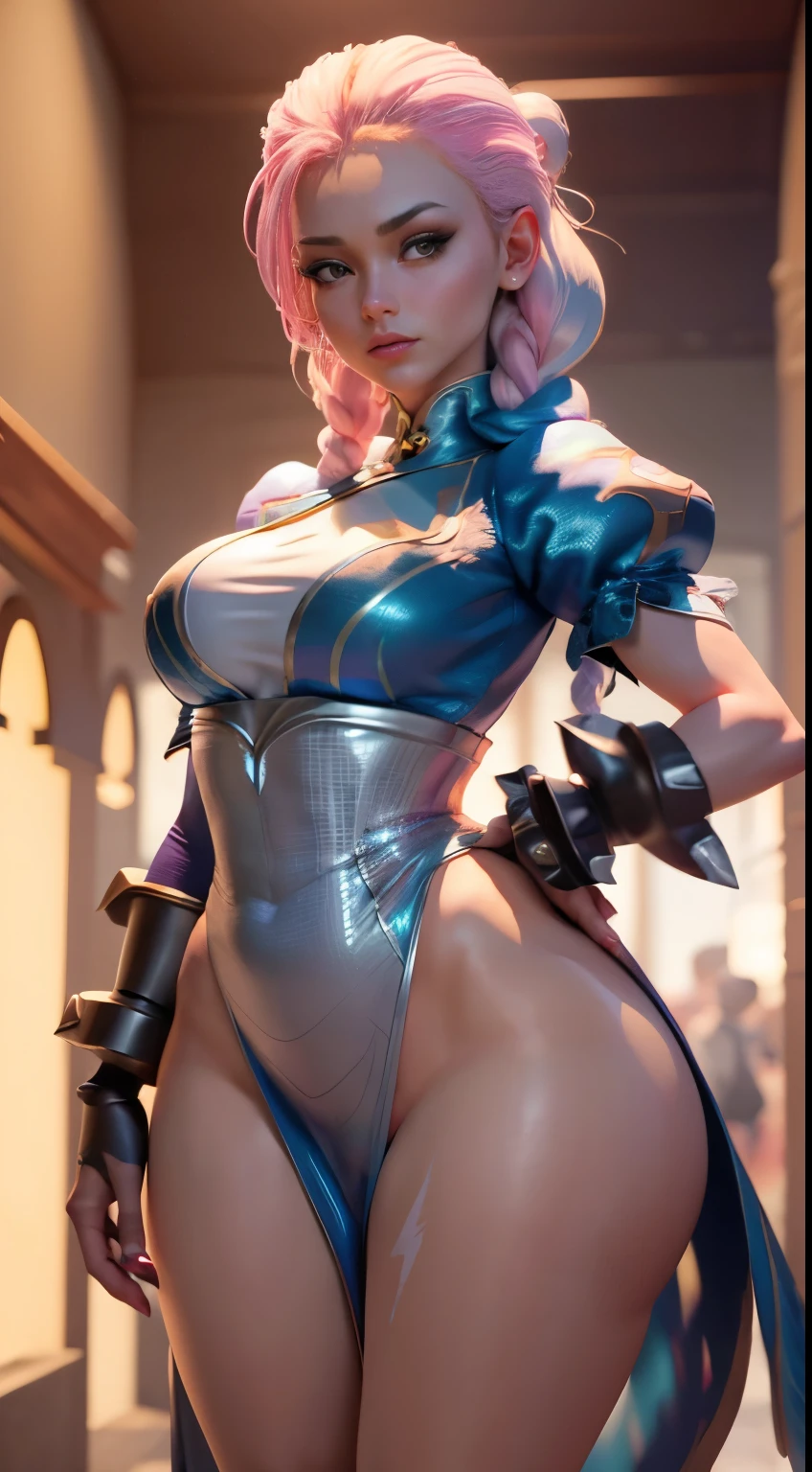 chica elfa (rose quartz SU-Elsa Frozen Disney Tinker waiFu mezclando modelos .) (ultra FUSION of white and pink hair) Fondo de pantalla CG Unity 8k altamente detallado, Tiro de estilo, Complejo, alto detalle, dramatic, Highest quality film still image, Muy detallado, obra maestra, mejor calidad, character design, Elsa, elsa de frozen,Pink Diamond Fusion (( estilo oscuro)), estilo de renderizado realista y ultra detallado, Luz natural, sharp character design, (enfoque duro, 8K), (((textura natural de la piel))), texturas 8K, Soft cinematic lighting, sala de luz de adobe, cuarto oscuro, hdr, sofisticado, Elegant, rico detalle, Sharp focus appearance) )), tonos calmantes, frenzy of details, Detalle intrincado, Super detail, bajo contraste, soft film lighting, colores apagados, Exposure Mix, hdr, Desteñir, 35mm, F/1.4, YO ASI, F 16, 25 sec.