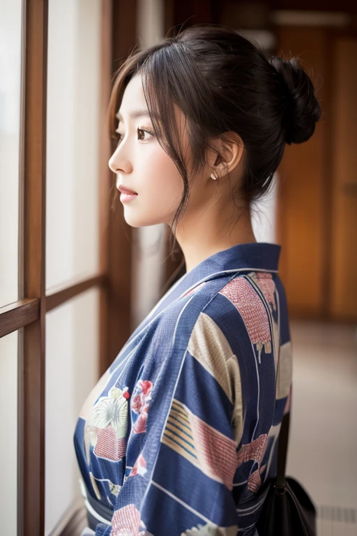 Yukata Beauty　Unbuttoned　Alluring nape
