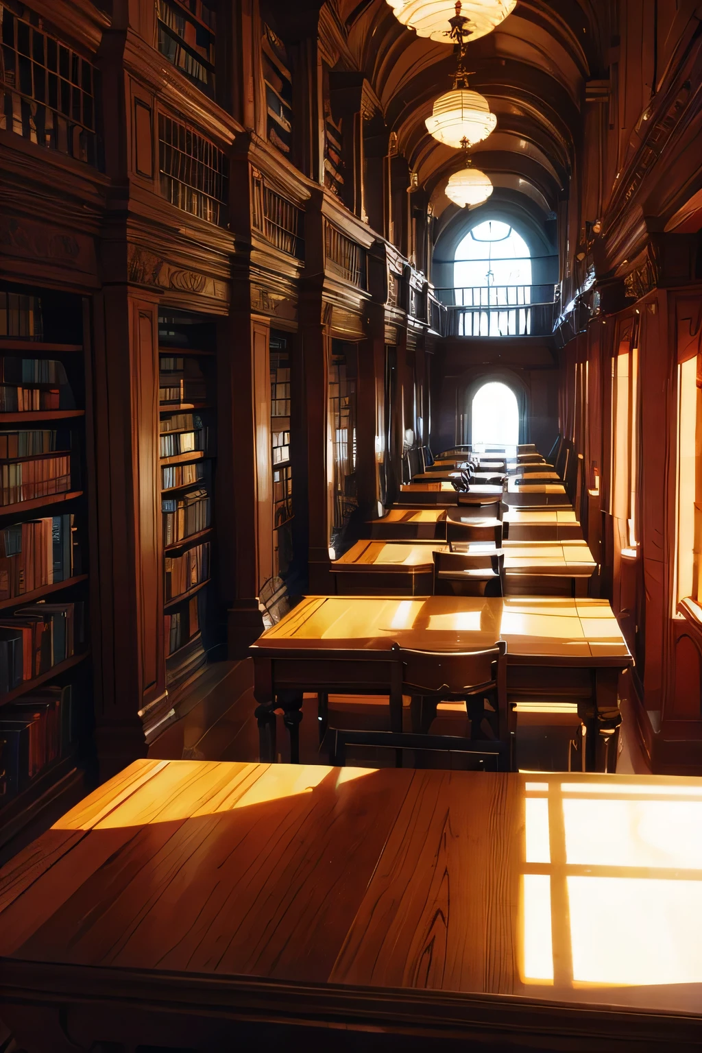 Inside the library、Landscape only