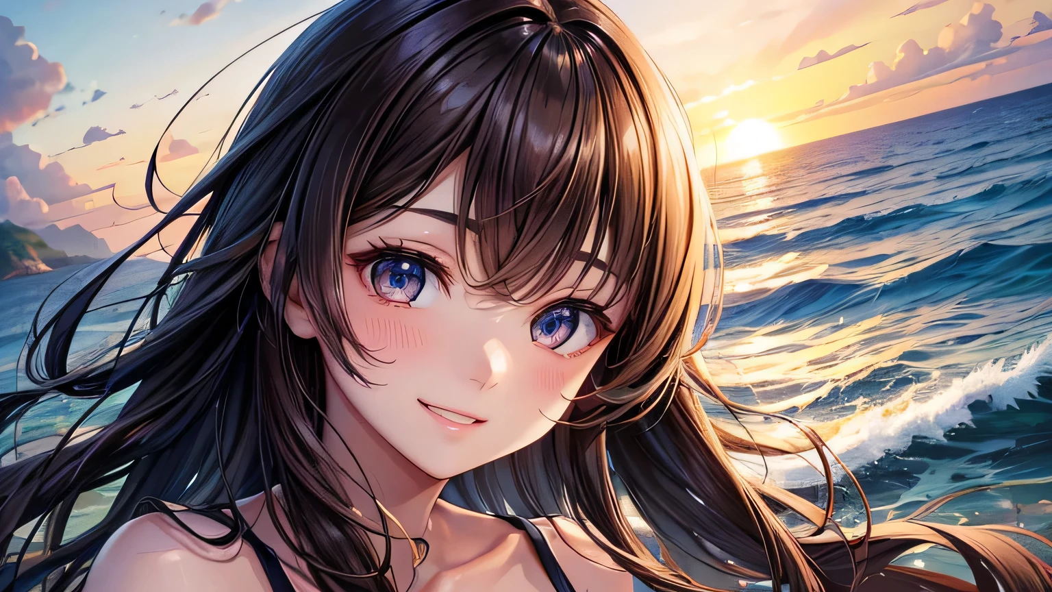 (((masterpiece))),(((High resolution)))、(((perfect face)))、(((Korean beauty))), ((bikini)), look at the camera, ((top quality eyes)), ((high resolution face)), detailed face, (detailed texture)