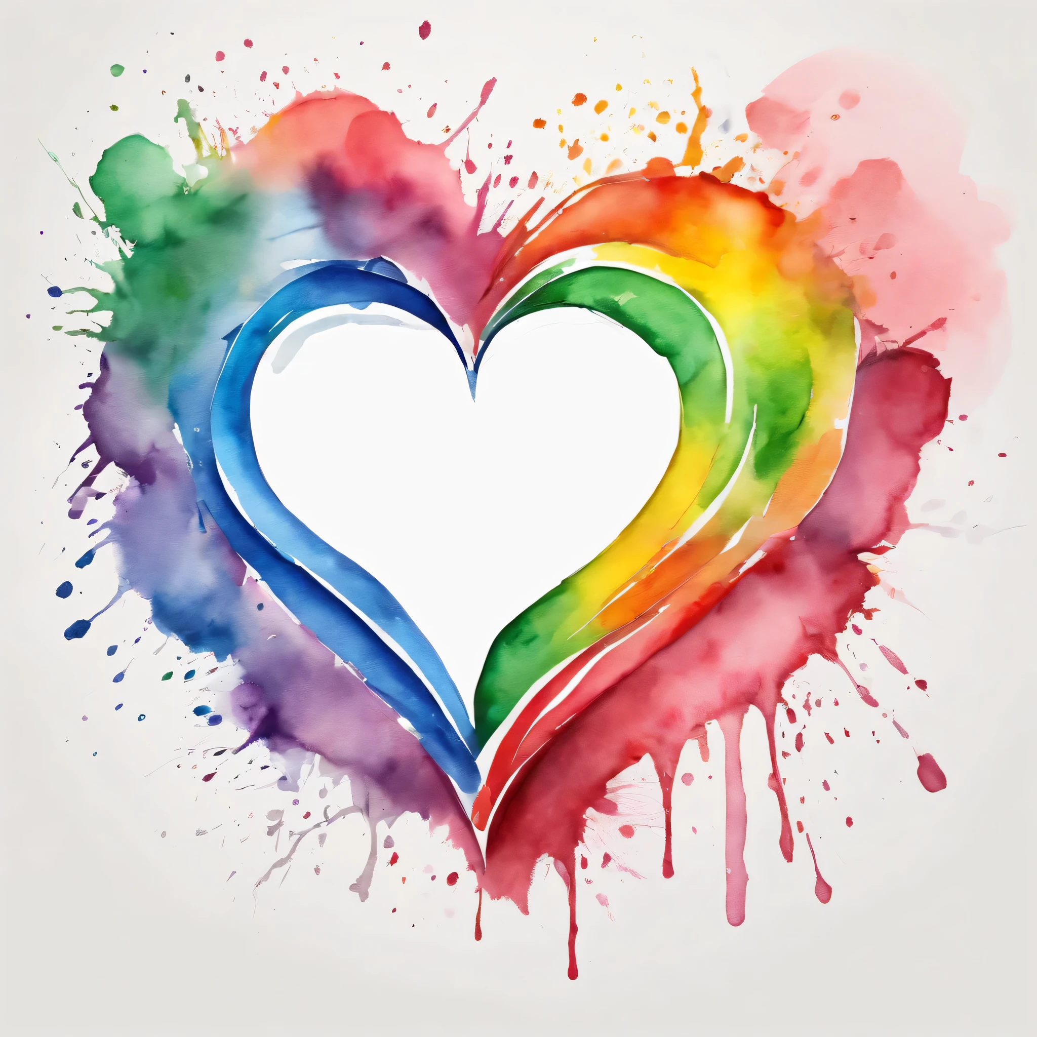 (best quality,4k,8k,highres,masterpiece:1.2),ultra-detailed,realistic,photorealistic,photo-realistic:1.37,vibrant colors,sharp lines,comic style,asymmetrical heart,rainbow filling