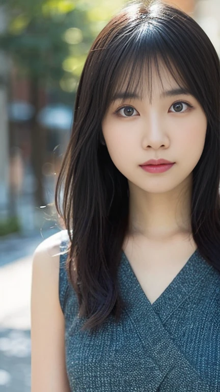 a beautiful japanese girl, intricate details, random hairstyle, (best quality,8k,ultra-detailed,hyper-realistic,photorealistic,masterpiece:1.3),extremely detailed face and eyes,long eyelashes,beautiful skin,flawless,natural lighting,cinematic composition,vibrant colors,stunning,A beautiful 27-year-old Japanese woman, with fair skin and a slender figure. She has large, almond-shaped brown eyes and long, straight black hair. Her facial features are delicate with a small, slightly upturned nose and full lips. She is dressed in a stylish yet modest outfit, perhaps a pastel-colored dress or a casual chic ensemble. She exudes a warm, gentle, and approachable demeanor, embodying traditional Japanese beauty and modern elegance.