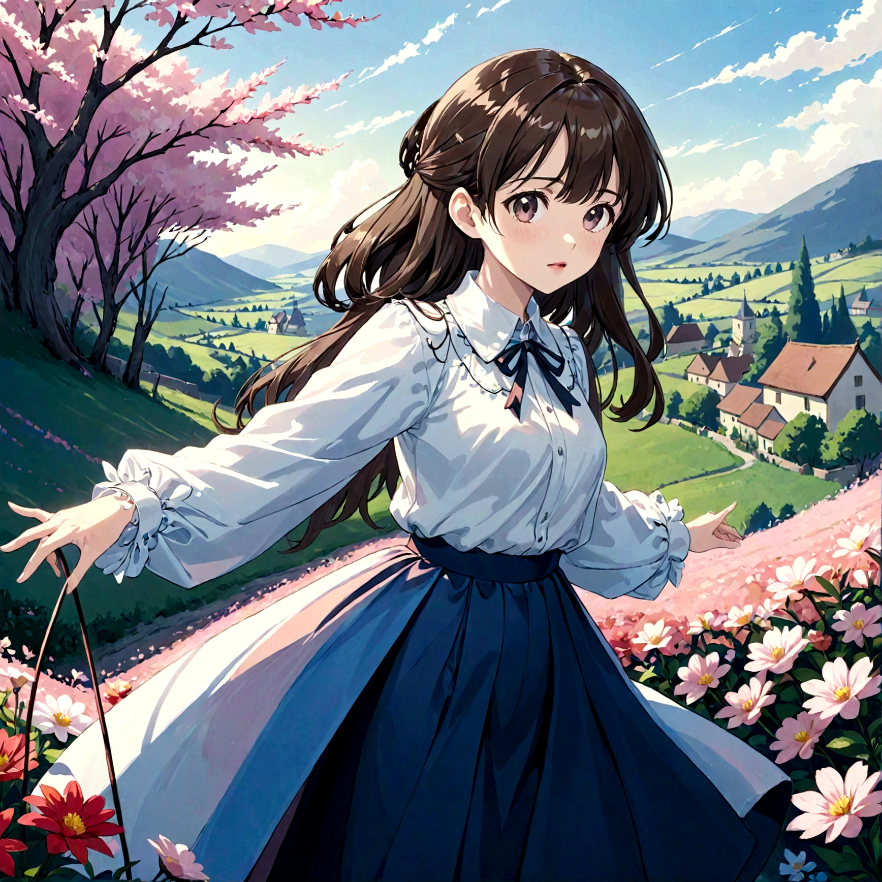 音無響子
Low - Angle、
Low - Angle、Long skirt、Hold down your skirt that is being blown up by the strong wind、Anime white panties in a strong wind、Crotch is visible
ローレグのパンツ、Color: White、
Crotch is visible、
、Lined、White lace lining、



