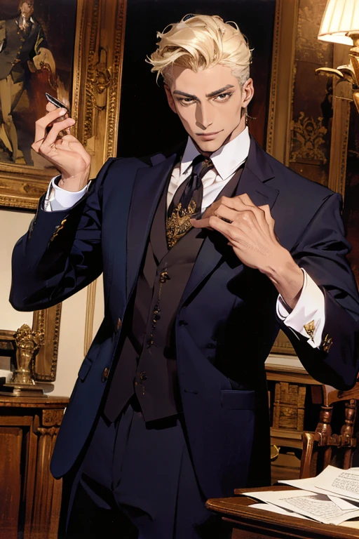 (high resolution:1.2),homem bonito em terno elegante,cara estiloso em traje profissional,confident man in formal office clothes,chic and sophisticated man in business suit,charming gentleman with impeccable style,modelo masculino elegante em terno sob medida,attractive male executive with an imposing presence,elegantly dressed man with irresistible charm,homem primorosamente vestido em um terno de grife,homem elegante e elegante em traje formal, sophisticated businessman exuding confidence,successful businessman in stylish office clothes,Well-groomed man radiating elegance and power,homem elegante com uma aura cativante de autoridade,modern gentleman attracting attention in a suit,homem profissional exalando carisma e charme,cara lindo em um terno sob medida,exuding confidence and style,homem confiante e polido em um conjunto formal,smooth, affable man with an air of sophistication,distinguished man showing impeccable taste and class,homem incrivelmente bonito com um sorriso matador,(retrato:1.2),(realista:1.37),(Bokeh,cores vivas,studio lighting),(sharp focus),(average:1.1)
