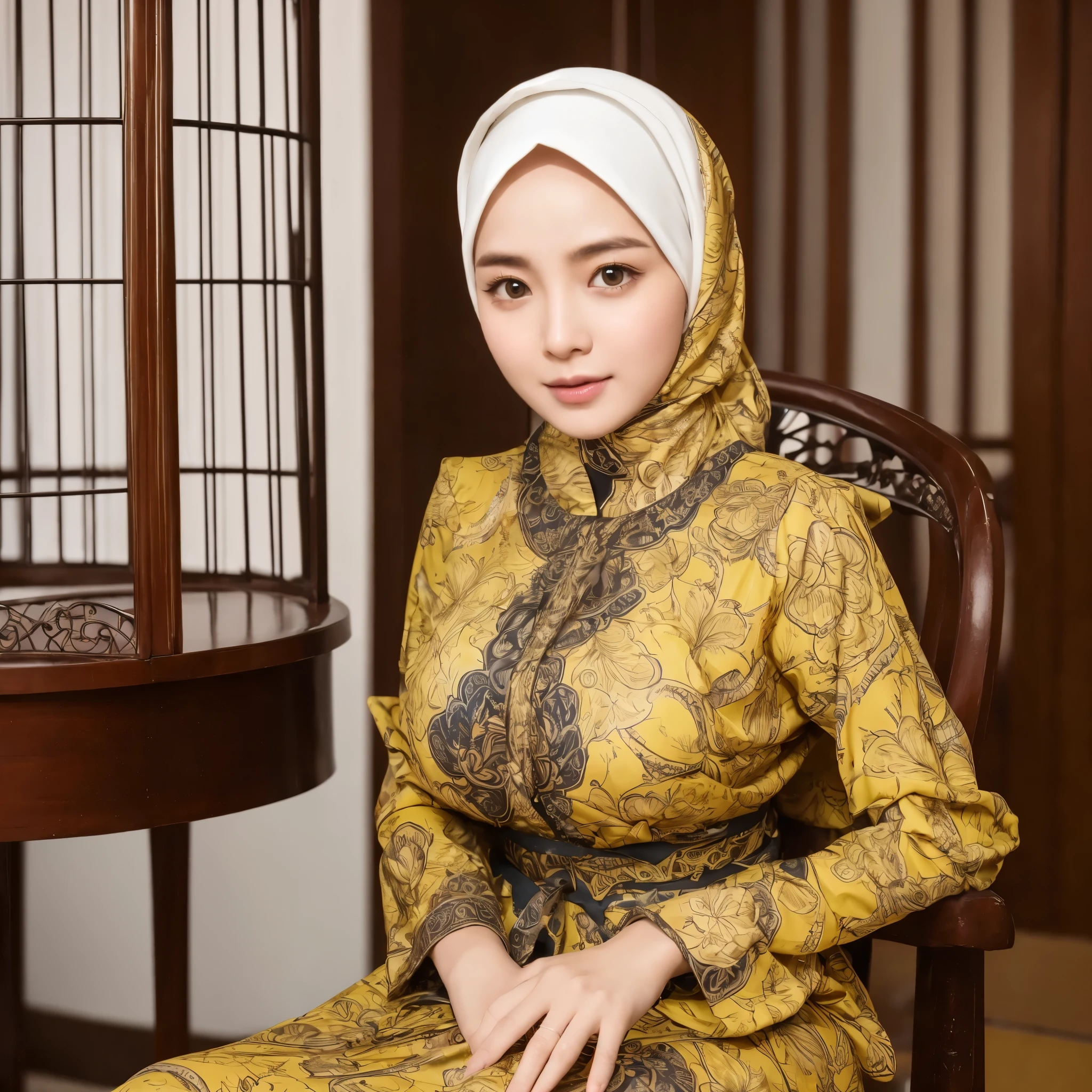 Hijab big breast realistic