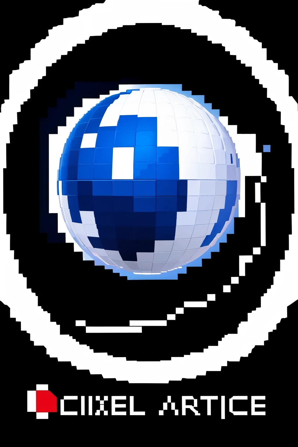 ((pixel arte)),((logo de um jogo)),ghost sphere