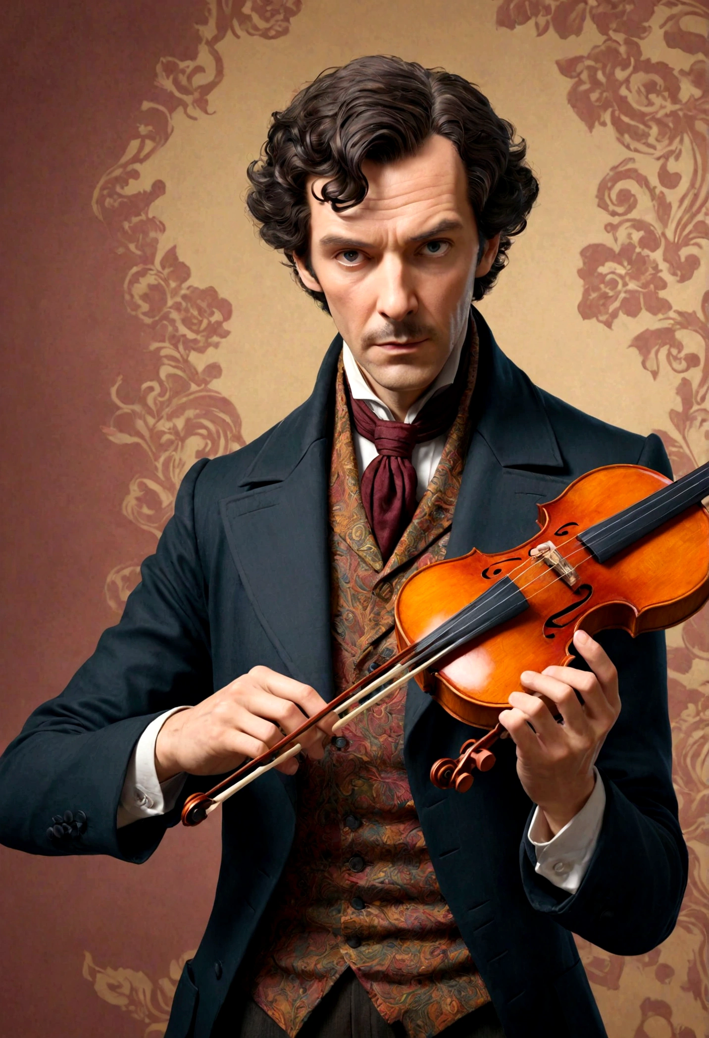 sherlock holmes play the violin
