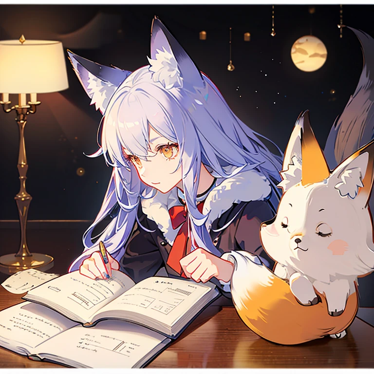Fox Girl, Fox&#39;s Tail, Nine-Tailed Fox,Fox Ears, Black colored hair, Fox Makeup,One Girl、 Kimono with open chest, Body size is 100-70-90!、Nice body, Avatar, face, Open chest, lewd face, Dominant representation, naughty face,Big Breasts,Emphasize cleavage,Show bare skin、Skin is visible、With legs apart、Show off your thighs、With legs apart、A beautifully patterned kimono、I can see her cleavage、Muscular、Uplifting、Abdominal muscles、Exposed skin、Long Hair、Skin Texture、Soft breasts 、outside、Grassy field