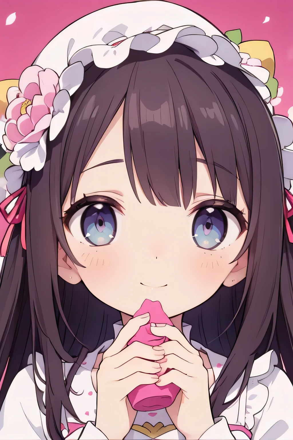 highest quality、High resolution、Detailed Background、(Detailed eyes:1.2)、Teenage beauty、(Highly detailed face:1.4)、
As the petals flutter、Let your smile bloom、Enjoy a tea party like a princess、
An elegant dance with swaying ribbons、I'm captivated by her cute behavior、
Eating snacks while chatting、A heartwarming moment、Precious memories、
It's like a dream、Sparkling Eyes、Endless fun times、
Hair that clings to fluffy clothes、I'm fascinated by the adorable appearance、
Every single one of her movements is so cute、A feeling of longing wells up inside me、
I want to be surrounded by your gentle smile、Irreplaceable moments of happiness、
Her innocent expression is somehow angelic、I'm sure everyone will be enthralled by it.