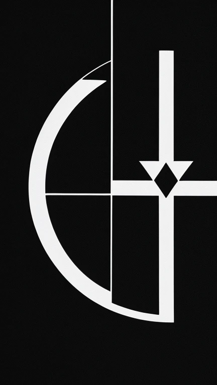symbols, black and white, simple,