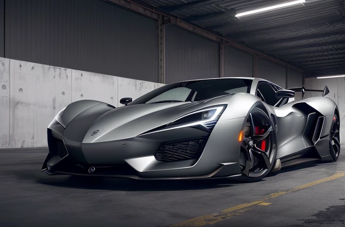 zeekars, photorealistic shot of a supercar, rivets, industrial design, hyperfuturistic, masterpiece, immersive background