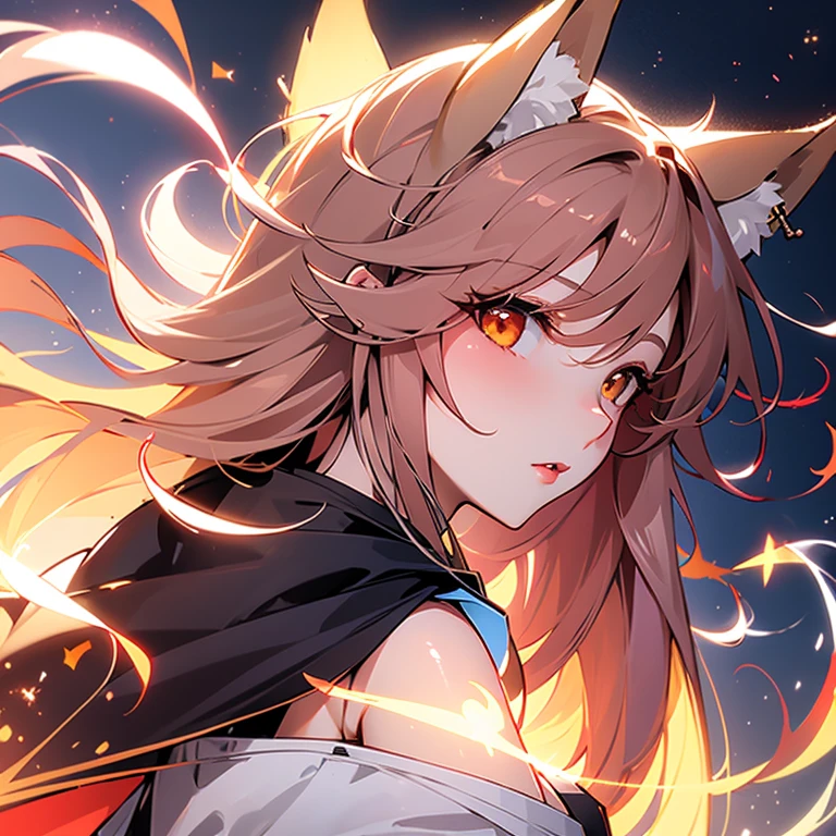 One Girl, Fox Girl, Fox's Tail, Nine-Tailed Fox,Fox Ears, Black colored hair, Fox Makeup,One Girl, Kimono with open chest, Body size is 100-70-90!, Nice body, Avatar, face, Open chest, lewd face, Dominant representation, naughty face, Big Breasts, Emphasize cleavage,Show bare skin, Skin is visible, With legs apart, Show off your thighs, With legs apart, A beautifully patterned kimono,red and black kimono, Kimono with flowing water pattern, I can see her cleavage, Muscular, Uplifting, Abdominal muscles, Exposed skin, Long Hair, Skin Texture, Soft breasts, Large Breasts, Grassy field, outside, Blue sky, A slightly diagonal composition