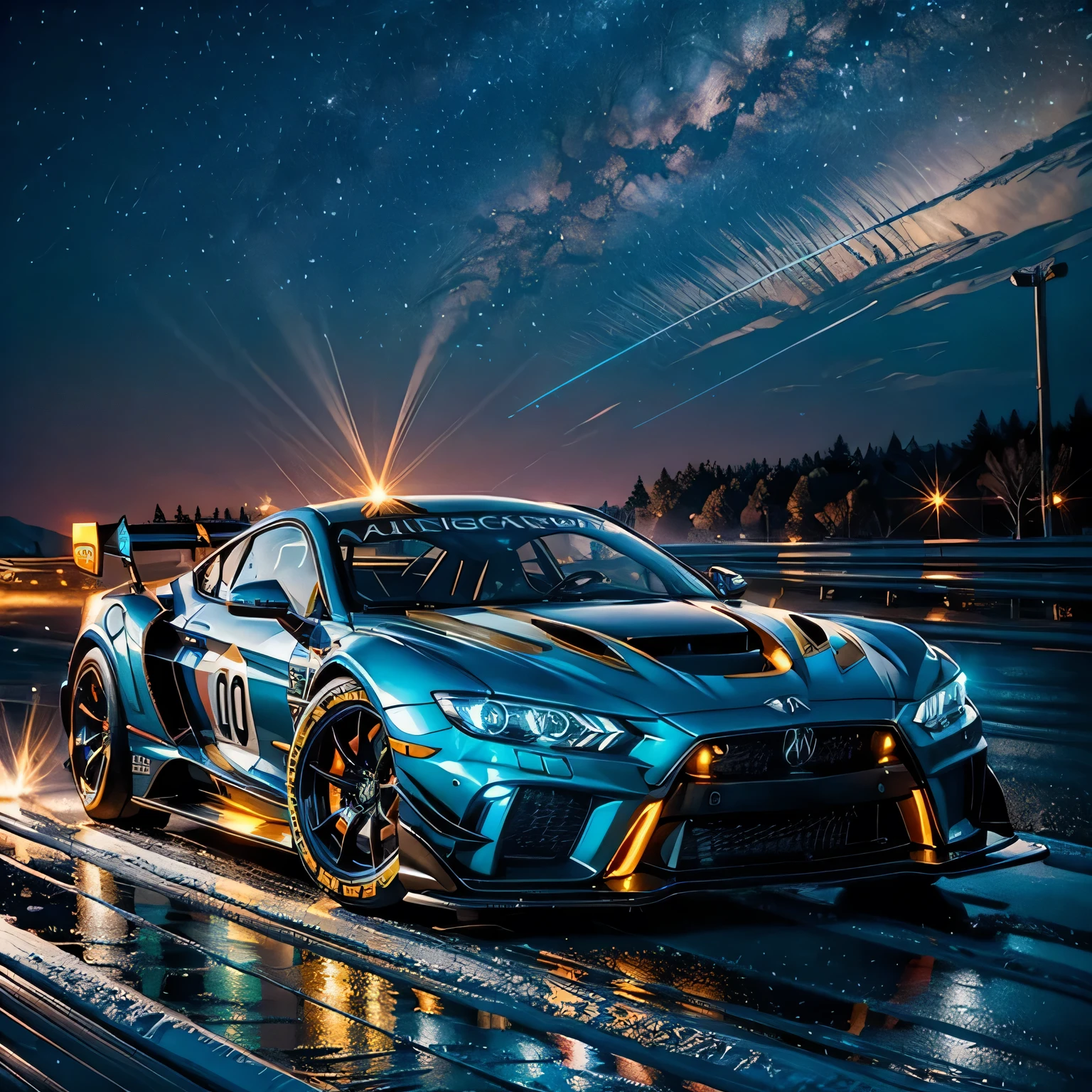 Galaxy Nebula Epic Sunset Extensive Hyper Sunrise Start Auto Target Race_car racing_circuit race_Follow the deep path Equirectangle_360 Circuit UnrealEngine5 Ultra Special Masterpiece_Ultra high resolution_The most realistic images in a special way_opengl-shaders ultra high quality_Highly detailed, ultra-precise reflections_Complete high resolution, volumetric cinematography_Sunlight improves the octane rating._leadoffers UHD XT3 DSLR HDR 3dcg Shadows Similarities Uniqueness Symmetry Spectacular Will-o&#39;-the-wisp global glow (((An boatmobile inspired ultra-realistic angelic neon metallic black silver and gold chrome race car designed on a icy surface road with snow falling and deep snow covers the ground and everything all around ))), best quality, very detailed), race car, inspired by car racing on the road, drift, lead, ((Dual headlights)), (((Bright neon colors, race car Cristallines pattern, incandescent flash light set.))), (black racing wheels), The rotation of the wheels shows movement., Show a moving car, burn, wide body, modified car, Lava racing suits, various, various, etc.. --v 6 --s 1,000 --c 20 --q 20 --chaos 100