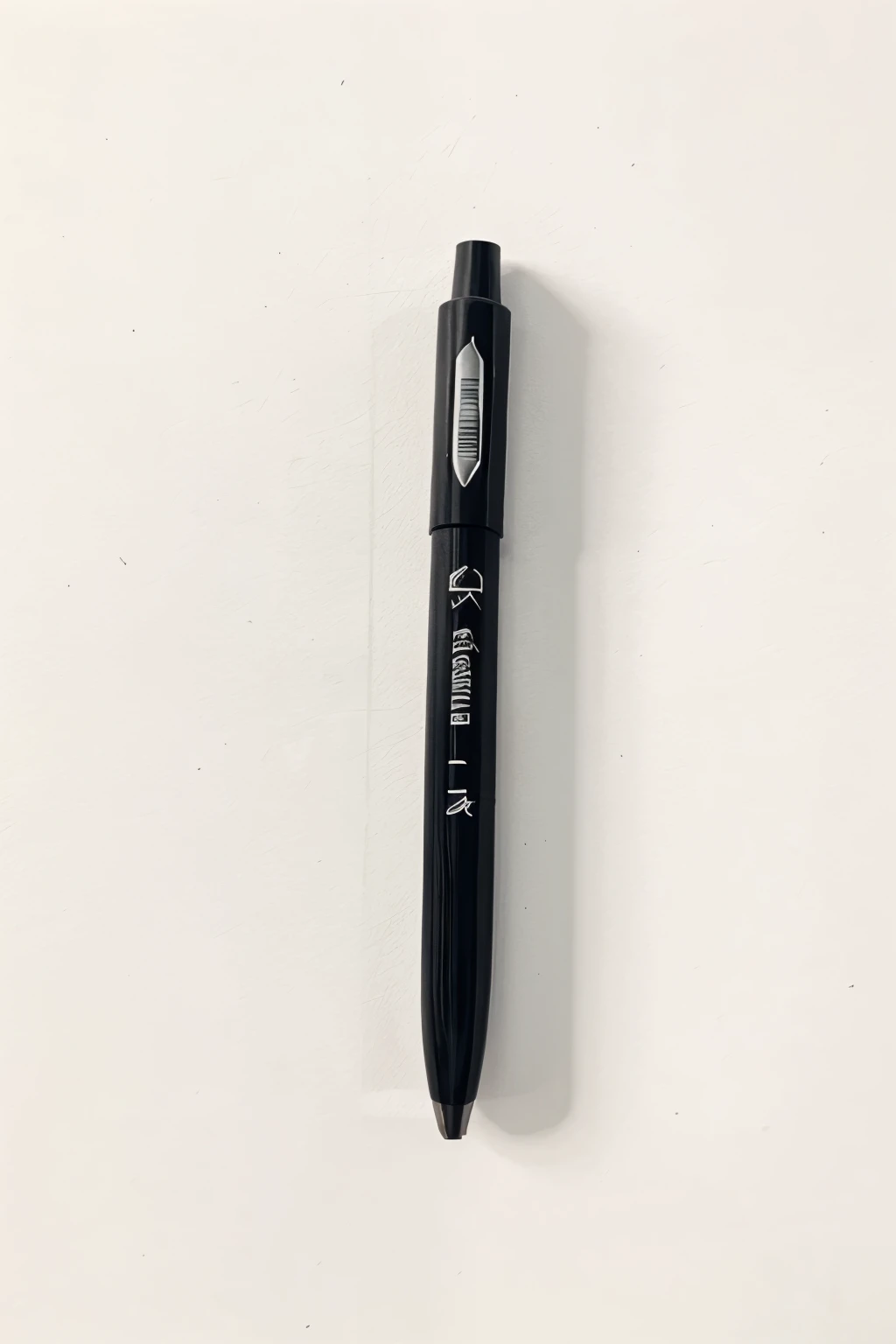 Black pen and an ink