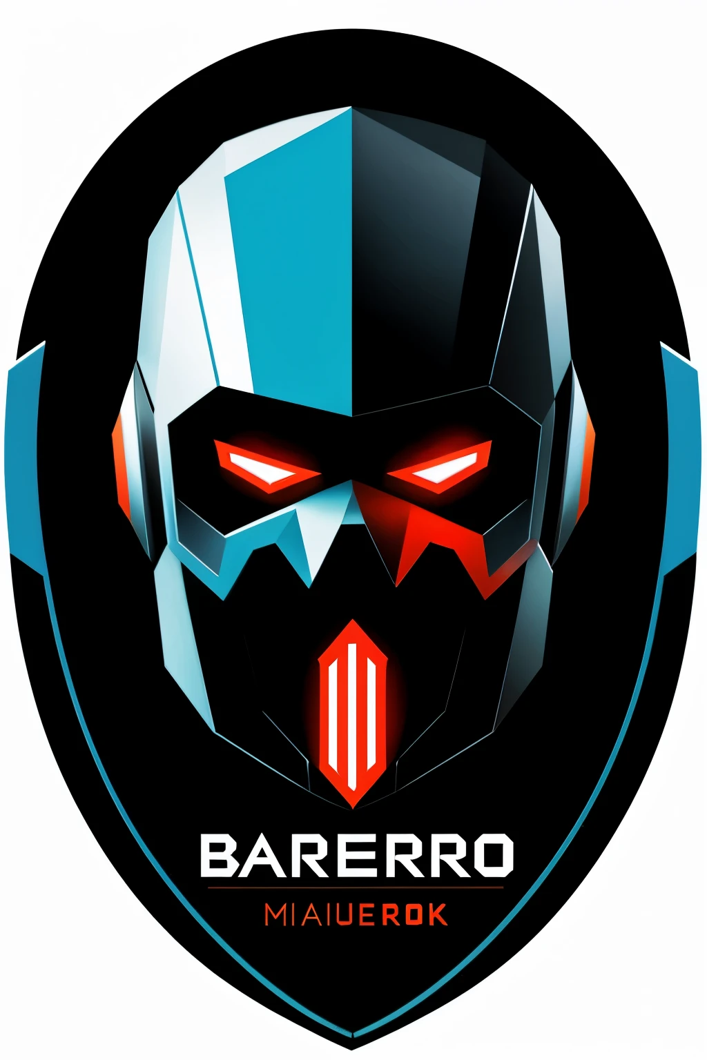 ((best quality)), ((masterpiece)), (detailed), cyberpunk style logo for the website 'Bardo Web Design' with the keywords: web design. seo, problem solving, hacking, internet