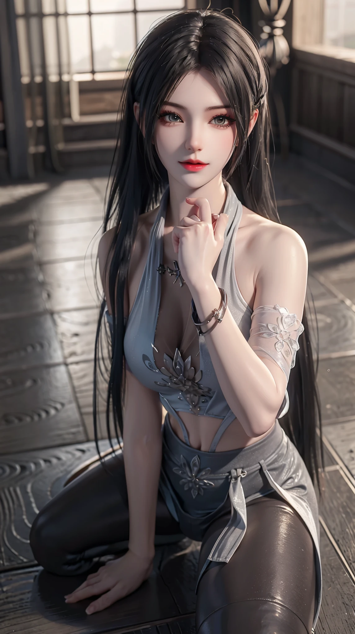 a white hair、Close-up of miss wearing white mask, Beautiful character painting, guweiz, Gurwitz-style artwork, White-haired god, author：Yang Jie, Epic and beautiful character art, Stunning character art, author：Fan Qi, by Wuzhun Shifan, pixiv Art Street Guviz, Single ponytail, insult, High Ponytail, Tall and big, Long legs, (sleeveless lace shirt), (shorts), (Striped )), ((Striped )), Walk, elegant, dignified, miss, Beautiful curves, sweet smile, Strong sense of detail and layering, color丰富绚丽, Has a unique texture, rich and colorful, color, vivid, Design Art, 16K, Super detailed, {{illustration}}, {Extremely refined}, {Exquisite surface treatment}, Super detailed, Delicate and shining eyes, {{Light}}, 极致Light效果, Model: realism, CFG size: 12, Laura: Bright texture (1.35), high quality, masterpiece, Exquisite facial features, Delicate hair depiction, Detailed depiction of the eyes, masterpiece, best quality, Light線追蹤, Extremely detailed CG unified 8k wallpaper, masterpiece, best quality, (1 girl), 完美miss身材, (((Skinny white T-shirt))), beautiful eyes, (Delicate face), short black hair, Tie your hair up, Light blue hairpin, Black silk frame glasses, in class, (White skin), (Optimal Lighting), (Super intricate details), 4k unity, (Super detailed CG), Showing off her white legs, , Hot Pants, shorts,性感Long legs, Thin waist, Sweat flows down my waist, Showing belly, Extremely detailed depiction, Pink Hair, Asymmetrical bangs, Transparent clothes, Hands on thighs, 把目Light移開, 8k resolution, Raise an eyebrow, shiny hair, Flower head, Wristbands, bandage，Leather sexy pose, simple grey background, Crawl to the audience, kitten pose, On all fours,nude,National Foundation,underwear,(masterpiece, best quality:1.4), (Modern), 1 girl, solitary, leave, SFW, Great girlfriend, (Permanent installation:1.1), Dynamic poses, (Tight yoga pants, Dark gray yoga pants:1.4),Long blond hair, Sweep bangs, Heart-Shaped Face, elegant面容, Pretty Face, The face is rich in detail, Extremely delicate skin, skin pores, Subsurface scattering, (Detailed blue eyes), actual pupils, Large Breasts, Smile full of love, looking at the audience, Full flush, Full lips, City Streets, 阳Light, Wind, Detailed background, Depth of Field, Atmospheric perspective, Volumetric Lighting, Be focused, ridiculous, actual proportions, Good anatomy, (actual, hyperactual:1.4), 16k high dynamic range,