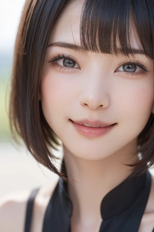 (SFW:1.8、masterpiece, 最高quality),photorealistic realism, 32k, quality, (非常に不条理なquality, Very detailedな詳細, Super Resolution, Crisp and sharp focus, Not blurry, Realisticな茶色_eye), ((Perfect darkness_eyehadows:1.45)), (Very detailed, Beautiful little nose:1.2), (Perfect composition), (Upper Bodyショット), (彼女のFace close-up), Beautiful cheekbones, double eyelid, Digital SLR, 最高qualityのソフト照明,(1 girl, alone, hyper Realistic, Realistic,Realistic, Looking at the audience, 明るい青緑色のeye:1.4,Brunette Short Bob Hair with highly detailed shiny hair, Very delicate and beautiful brightly colored clothing:1.4, Lepangas:1.4), Mouth closed, Upper Body、big chest eye、eyelash、{Hugeな|big chest|Hugeなな|Mega} whole :2, chestの谷間:2、(((Beautiful and cute bangs:2、Jet Black Hair:2、eyeにハイライトを加える:1.4、big chest eye、Short Bob Hair、Glowing Skin:1.4、Looking at the audience、She is very 美しい and cute、Show me your ears、Beautiful long neck、smile、Please close your mouth and laugh、Bangs and beautiful teeth)))、Ideal body type、((school uniform、uniform, blazer、School teacher、Background in front of the school gate、Beautiful cherry blossom tree background))、Beautiful long neck:1.4、(({Huge|big|Hugeな|Mega} chest, chestの谷間:2))、(((Portraiture:2、Face close-up:2、chestのクローズアップ:2)))、((Transparency、clear、Transparent beauty、Gloss))、Perfect Anatomy、((縦長のPortraiture, Attractive woman))