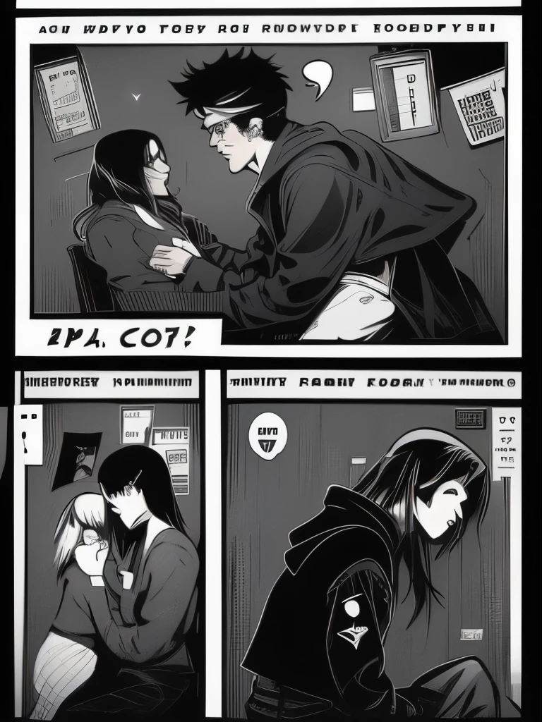 Comic storyboard:1.8, Comic strip, comic layouts, loving manga storyboard, story of loving couples, anime emoji themed pack, hyperHD, Japanese anime manga style, red background dark sky, 24K UHD.